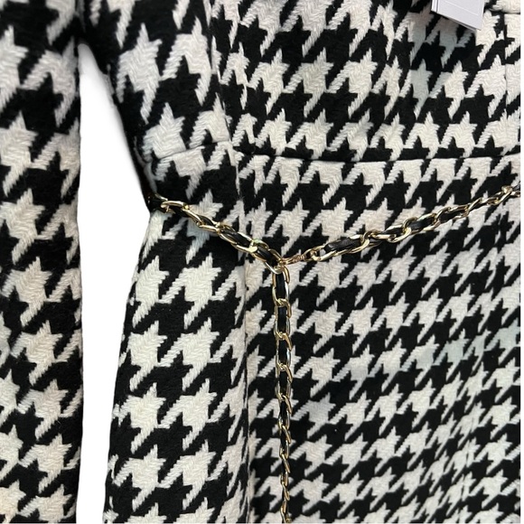 NWT ASSIGNMENT Blair Mini Dress Houndstooth Dress Size M - Picture 9 of 12